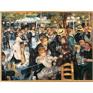 Piatnik (539244) - Pierre-Auguste Renoir: "Dance at Le Moulin de la Galette" - 1000 brikker puslespil