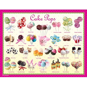 Eurographics (8104-0518) - "Cake Pops" - 100 brikker puslespil