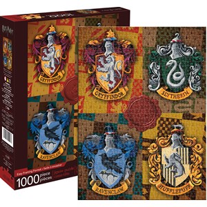 Aquarius (65303) - "Harry Potter Crests" - 1000 brikker puslespil
