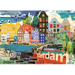 Heye (29683) - Kitty McCall: "I Love Amsterdam!" - 1000 brikker puslespil