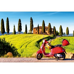 Educa (17121) - "Scooter In Toscana" - 1500 brikker puslespil