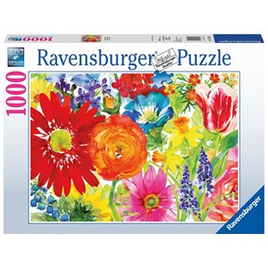 Ravensburger (19729) - "Abundant Blooms" - 1000 brikker puslespil