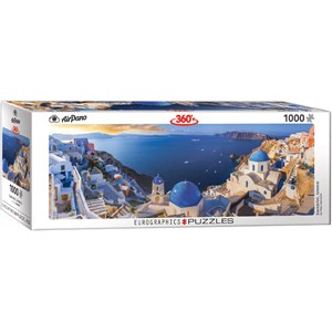 Eurographics (6010-5300) - "Santorini Greece" - 1000 brikker puslespil