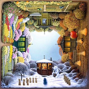 Anatolian (PER1012) - Jacek Yerka: "Four Seasons Garden" - 1000 brikker puslespil