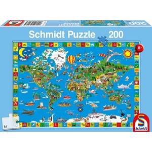 Schmidt Spiele (56118) - "Your Amazing World" - 200 brikker puslespil
