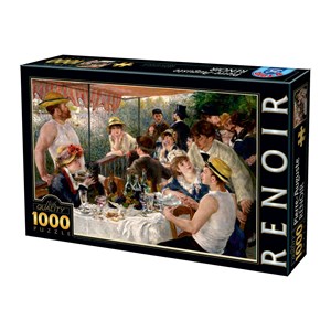 D-Toys (74584) - Pierre-Auguste Renoir: "Sejlernes Frokost" - 1000 brikker puslespil