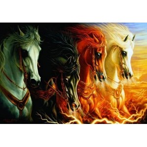 Anatolian (PER3902) - "The Four Horses of the Apocalypse" - 2000 brikker puslespil