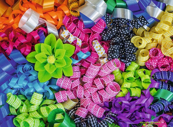 Ravensburger (14691) - Carole Gordon: "Colorful Ribbons" - 500 brikker puslespil