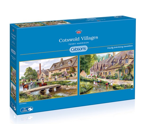 Gibsons (G5028) - Terry Harrison: "Cotswold Villages" - 1000 brikker puslespil