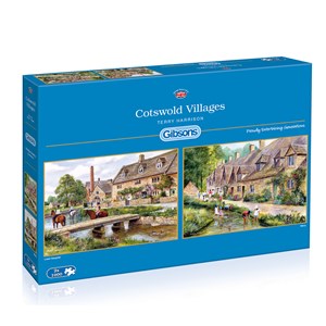 Gibsons (G5028) - Terry Harrison: "Cotswold Villages" - 1000 brikker puslespil