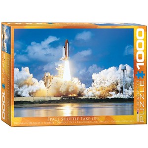 Eurographics (6000-4608) - "Space Shuttle Take-off" - 1000 brikker puslespil
