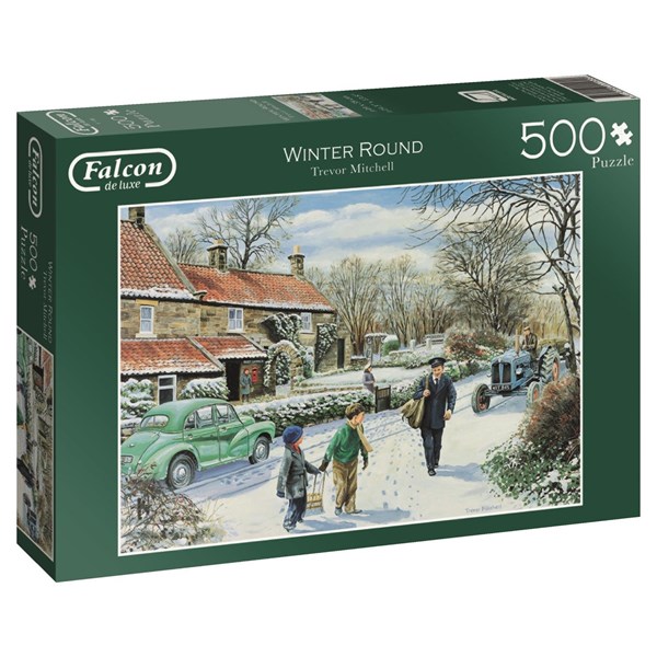 Falcon (11100) - Trevor Mitchell: "Winter Round" - 500 brikker puslespil