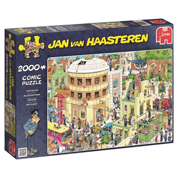 Jumbo (19016) - Jan van Haasteren: "The Escape" - 2000 brikker puslespil