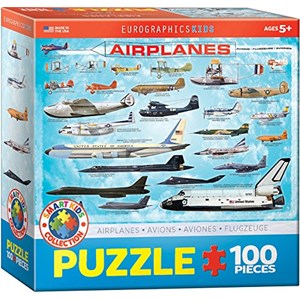 Eurographics (6100-0086) - "Airplanes" - 100 brikker puslespil