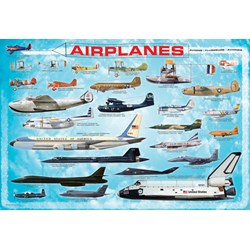 Eurographics (6100-0086) - "Airplanes" - 100 brikker puslespil