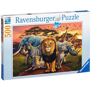 Ravensburger (14177) - "African Splendour" - 500 brikker puslespil