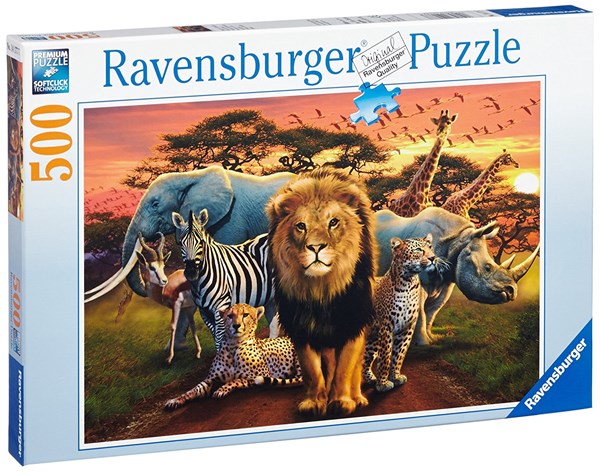 Ravensburger (14177) - "African Splendour" - 500 brikker puslespil