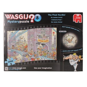 Jumbo (17230) - "Wasgij Mystery Puzzle No.8 The Final Hurdle!" - 1000 brikker puslespil