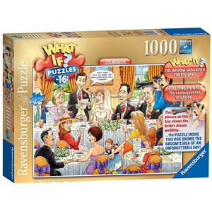 Ravensburger (19658) - "What if? #16 - The Wedding" - 1000 brikker puslespil
