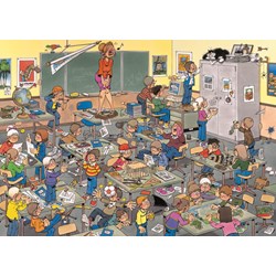Jumbo (17280) - Jan van Haasteren: "Musen er løs" - 500 brikker puslespil