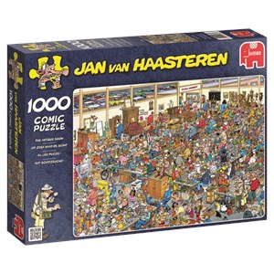 Jumbo (01886) - Jan van Haasteren: "Antique Show" - 1000 brikker puslespil