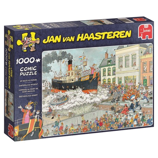 Jumbo (19055) - Jan van Haasteren: "St Nicholas Parade" - 1000 brikker puslespil