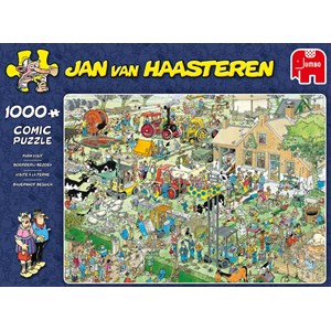 Jumbo (19063) - Jan van Haasteren: "The Farm" - 1000 brikker puslespil