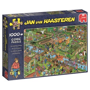 Jumbo (19057) - Jan van Haasteren: "Grøntsagshaven" - 1000 brikker puslespil