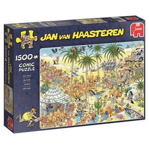 Jumbo (19059) - Jan van Haasteren: "Oasis" - 1500 brikker puslespil