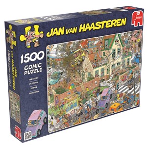Jumbo (01498) - Jan van Haasteren: "The Storm" - 1500 brikker puslespil