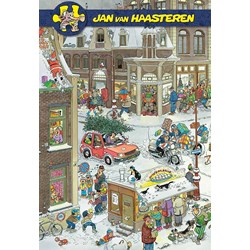 Jumbo (19061) - Jan van Haasteren: "X-Mas Gifts" - 1000 brikker puslespil
