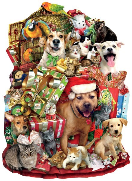 SunsOut (95708) - Lori Schory: "Pile of Presents" - 1000 brikker puslespil