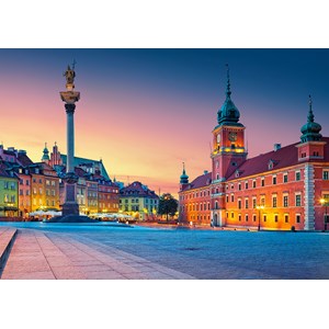 Castorland (52486) - "Castle Square in Warsaw" - 500 brikker puslespil
