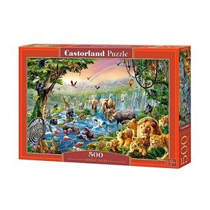 Castorland (B-52141) - "Jungle River" - 500 brikker puslespil