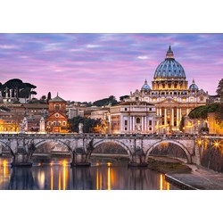 Castorland (B-52493) - "View of the Vatican" - 500 brikker puslespil