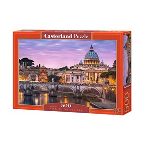 Castorland (B-52493) - "View of the Vatican" - 500 brikker puslespil