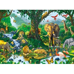 Ravensburger (14171) - "Jungle Harmony" - 500 brikker puslespil
