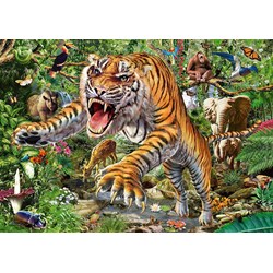 Schmidt Spiele (58226) - "Tiger Attack" - 500 brikker puslespil