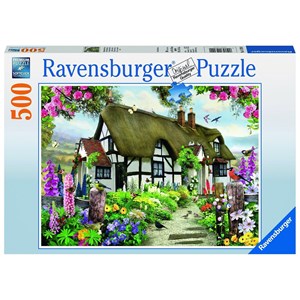 Ravensburger (14709) - "Fairy Cottage" - 500 brikker puslespil