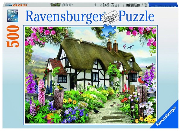 Ravensburger (14709) - "Fairy Cottage" - 500 brikker puslespil