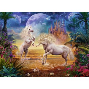 Ravensburger (14743) - "Fantastic Unicorns" - 500 brikker puslespil