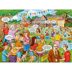 Ravensburger (14749) - Geoffrey Tristram: "School Sports Day" - 500 brikker puslespil