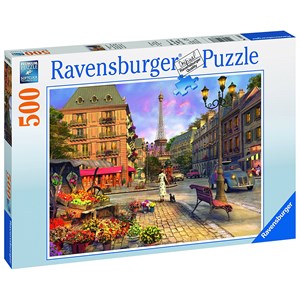 Ravensburger (14683) - "Walk in Paris" - 500 brikker puslespil