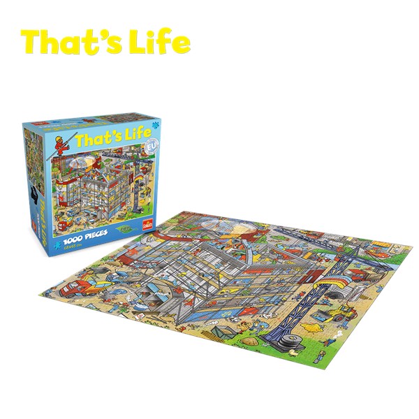 Goliath Games (71311) - "Construction Site" - 1000 brikker puslespil