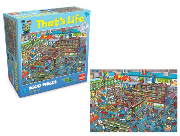 Goliath Games (71307) - "Supermarket" - 1000 brikker puslespil