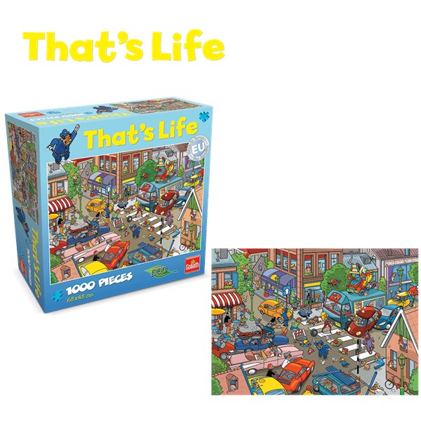 Goliath Games (71309) - "Traffic Jam" - 1000 brikker puslespil