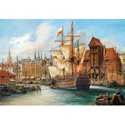 Castorland (C-102914) - "Old Gdansk" - 1000 brikker puslespil