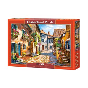 Castorland (C-103744) - "Rue de Village" - 1000 brikker puslespil