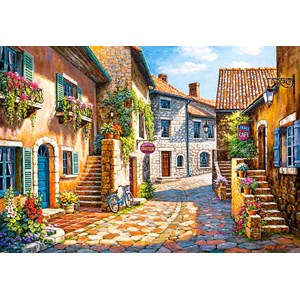 Castorland (C-103744) - "Rue de Village" - 1000 brikker puslespil