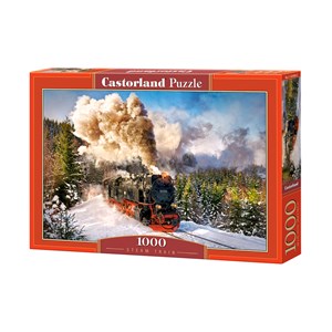 Castorland (C-103409) - "Steam Train" - 1000 brikker puslespil